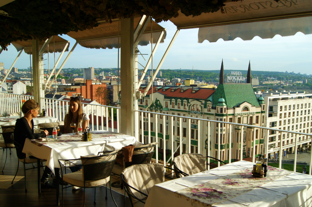 ресторан на крыше белград сербия