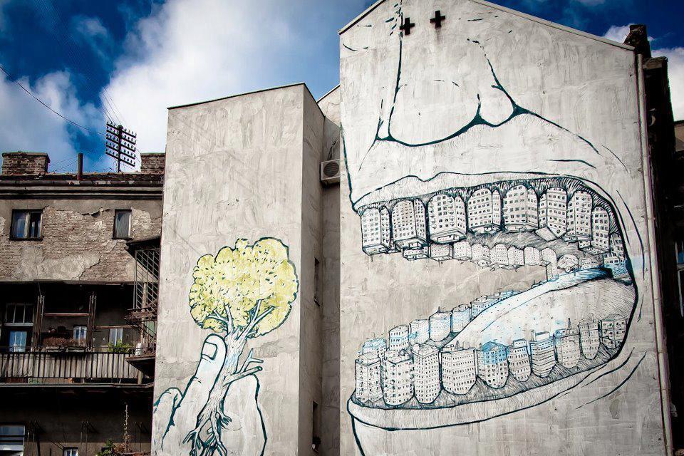граффити стрит-арт муралы белград сербия